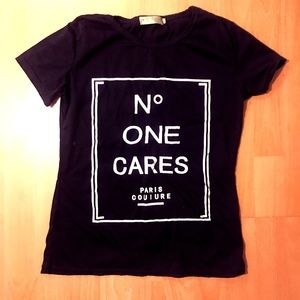 Casual Black Comfortable T-shirt